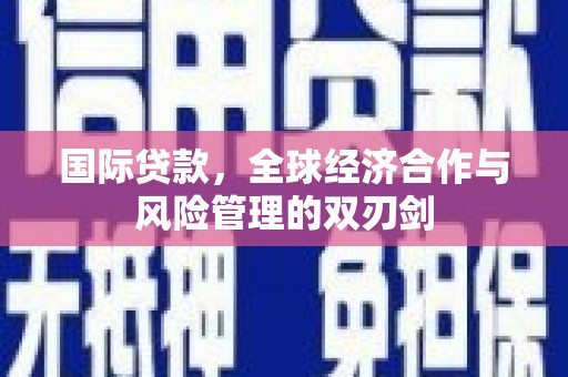 嘉荫国际贷款，全球经济合作与风险管理的双刃剑