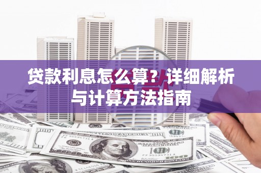 嘉荫贷款利息怎么算？详细解析与计算方法指南