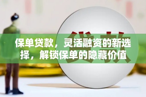 嘉荫保单贷款，灵活融资的新选择，解锁保单的隐藏价值