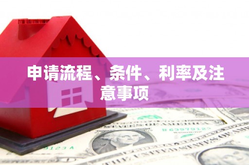 嘉荫申请流程、条件、利率及注意事项