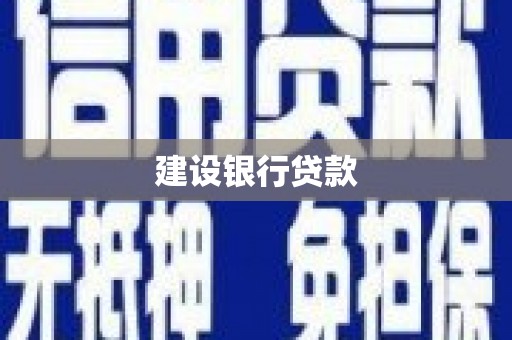 嘉荫建设银行贷款