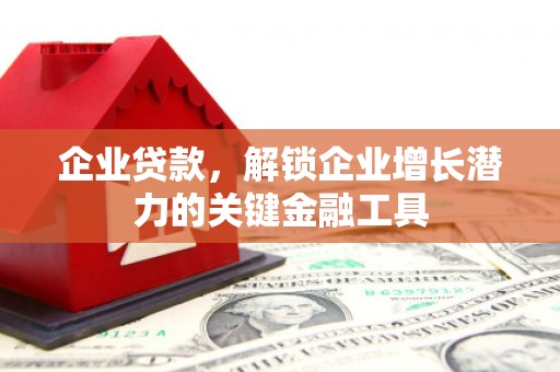 嘉荫企业贷款，解锁企业增长潜力的关键金融工具