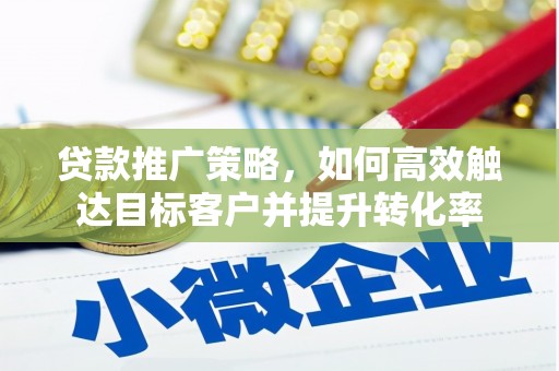 嘉荫贷款推广策略，如何高效触达目标客户并提升转化率