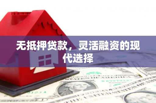 嘉荫无抵押贷款，灵活融资的现代选择