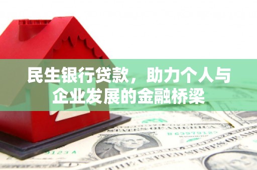 嘉荫民生银行贷款，助力个人与企业发展的金融桥梁