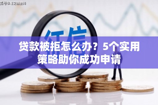 嘉荫贷款被拒怎么办？5个实用策略助你成功申请