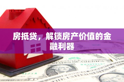 嘉荫房抵贷，解锁房产价值的金融利器