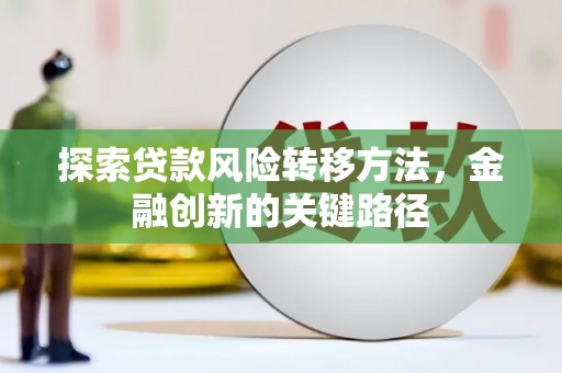 嘉荫探索贷款风险转移方法，金融创新的关键路径