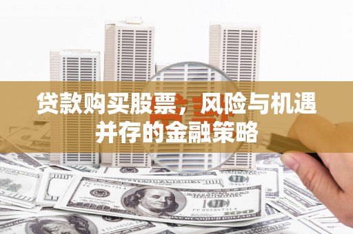 嘉荫贷款购买股票，风险与机遇并存的金融策略