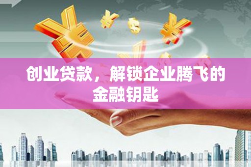 嘉荫创业贷款，解锁企业腾飞的金融钥匙