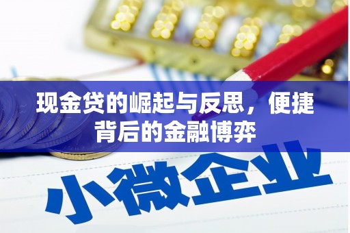 嘉荫现金贷的崛起与反思，便捷背后的金融博弈