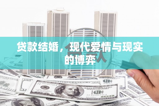 嘉荫贷款结婚，现代爱情与现实的博弈