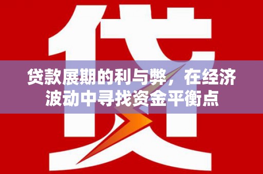 嘉荫贷款展期的利与弊，在经济波动中寻找资金平衡点