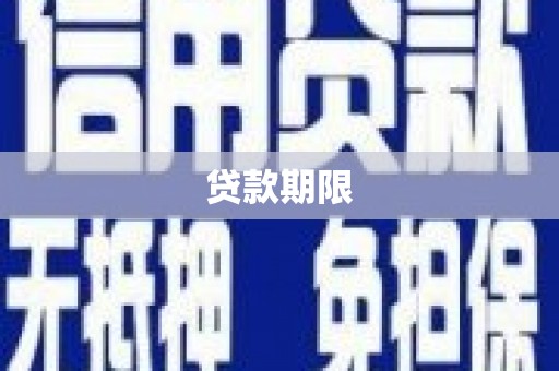 嘉荫贷款期限
