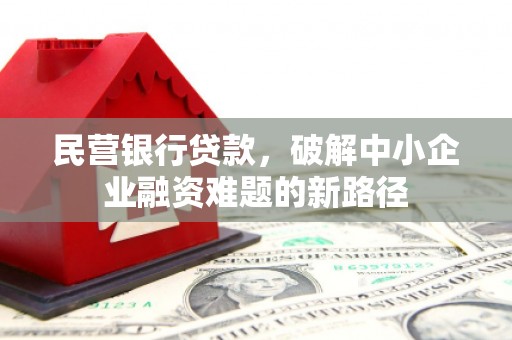 嘉荫民营银行贷款，破解中小企业融资难题的新路径