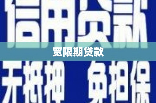 嘉荫宽限期贷款