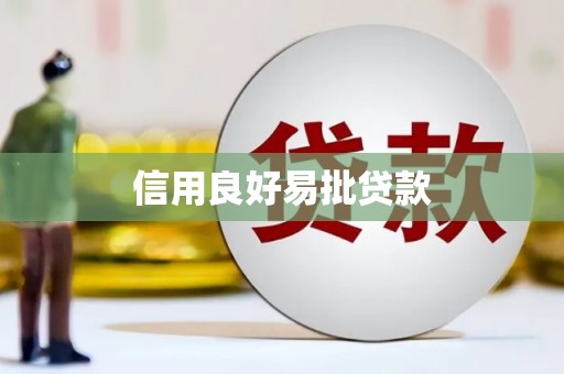 嘉荫信用良好易批贷款