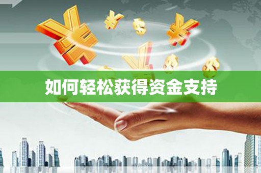 嘉荫如何轻松获得资金支持